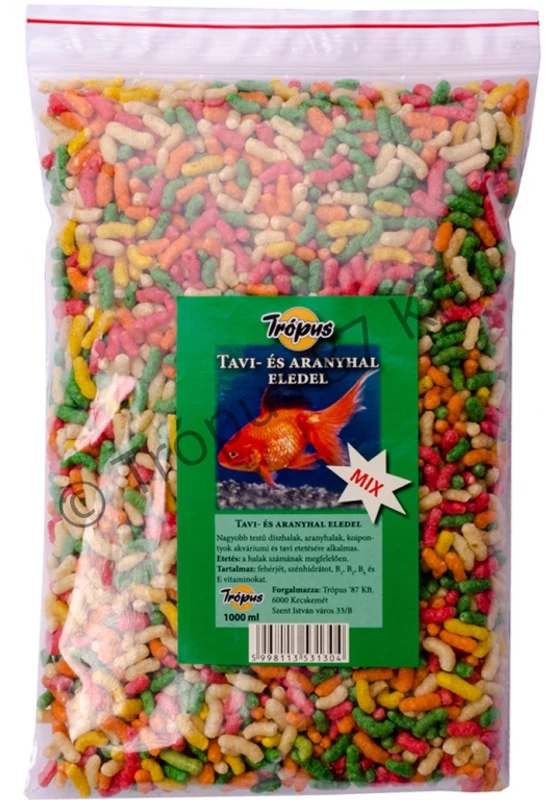 Trópus - Tavihaltáp Mix - 1l - vödrös