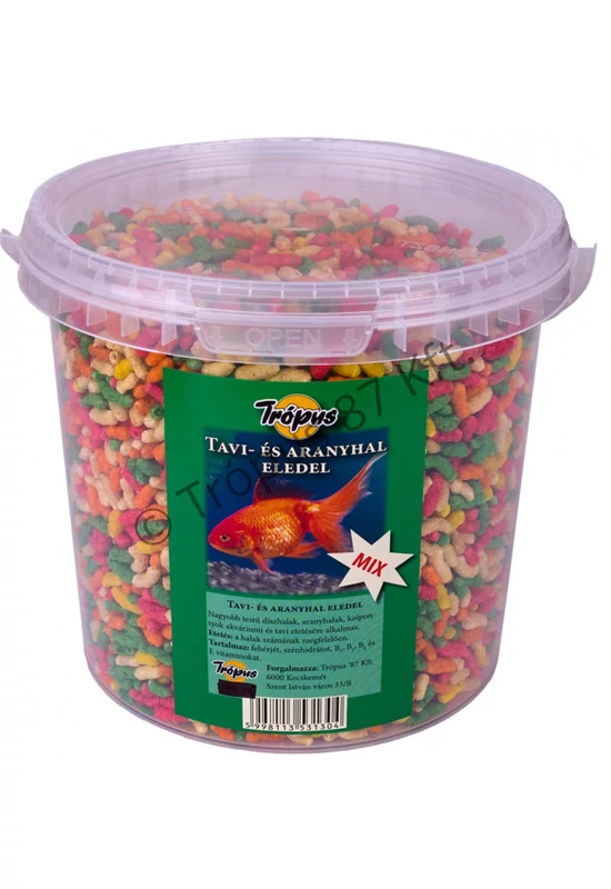 Trópus - Tavihaltáp Mix - 2,6l - vödrös