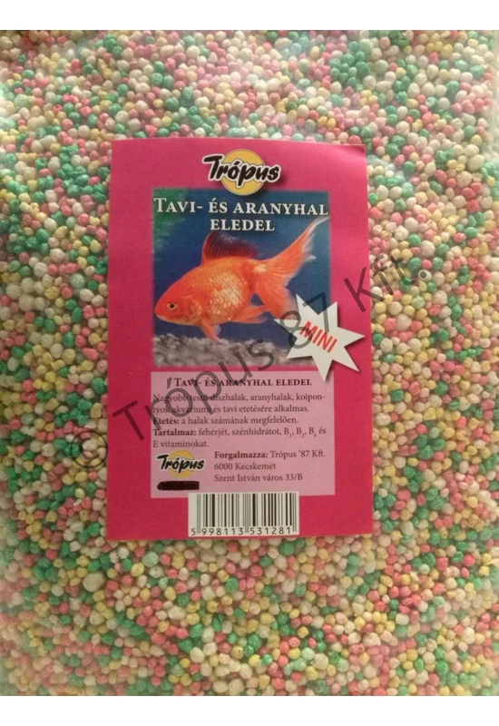 Trópus - Tavihaltáp Mini Golyós - 5l