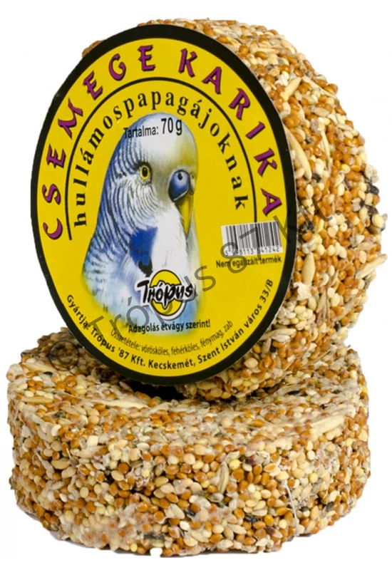Trópus - Csemege Karika Hullámos Papagájnak 70g