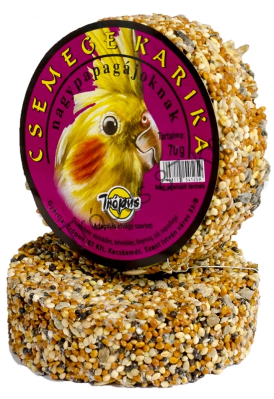 Trópus - Csemege Karika Nagy Papagájnak 70g