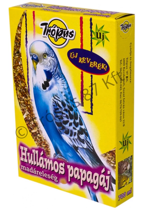 Trópus - Eleség Dobozos - 700ml Hullámos Papagáj