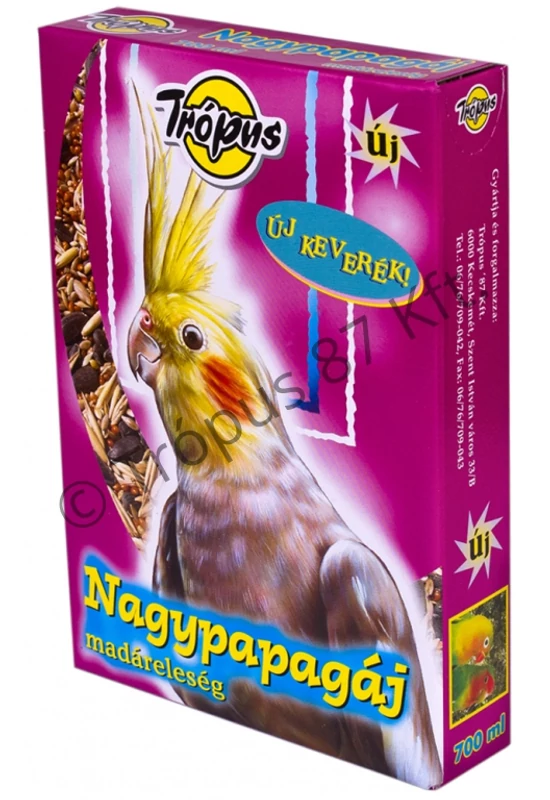 Trópus - Eleség Dobozos - 700ml Nimfapapagáj
