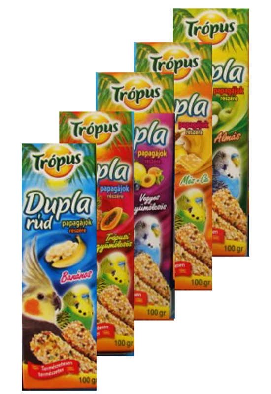 Trópus - Dupla rúd papagájoknak