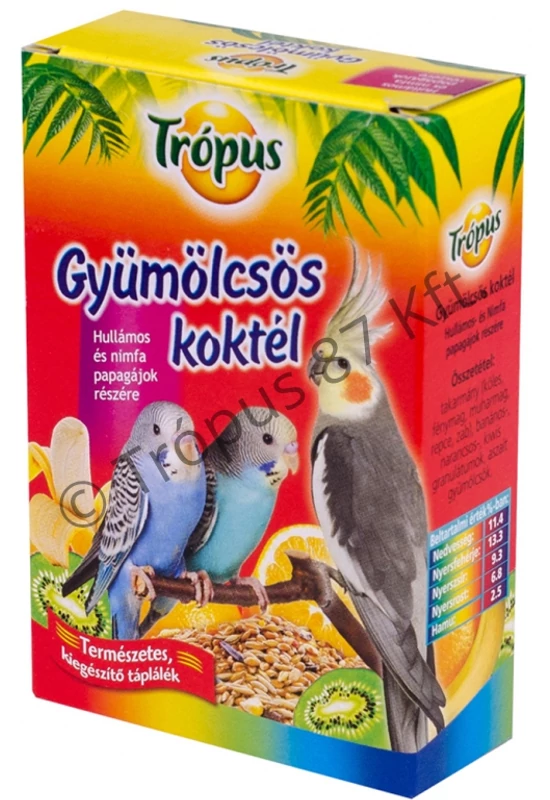 Trópus - Gyümölcs Koktél Hullámos és Nimfa Papagájoknak