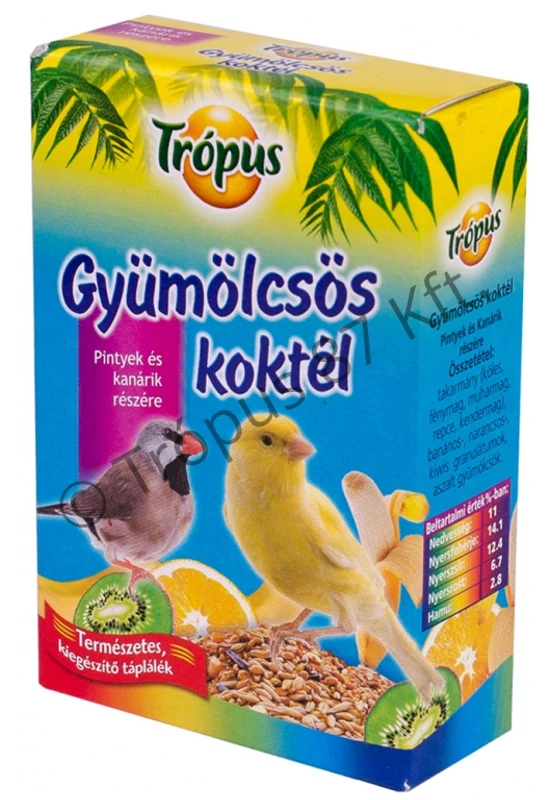 Trópus - Gyümölcs Koktél Pintyeknek és Kanárinak