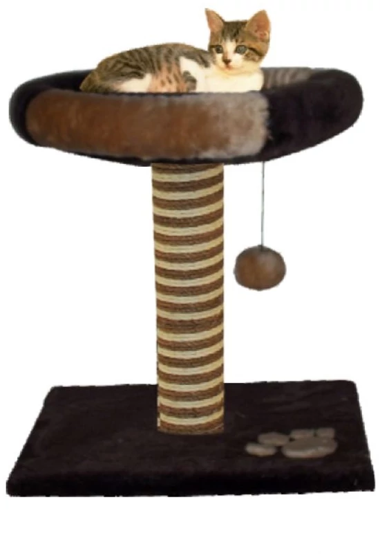 Uniqpets Macska Kaparófa - YETI Ággyal 33,5×33,5×46cm