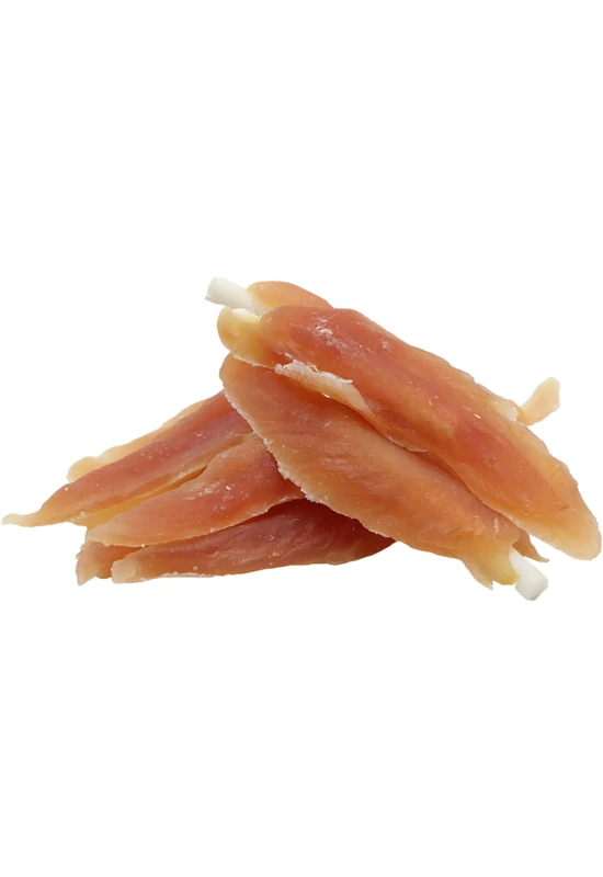 UniqPets Kutya Jutalomfalat RAWHIDE Puha Csirkemell Nyersbőr Roládon 500g