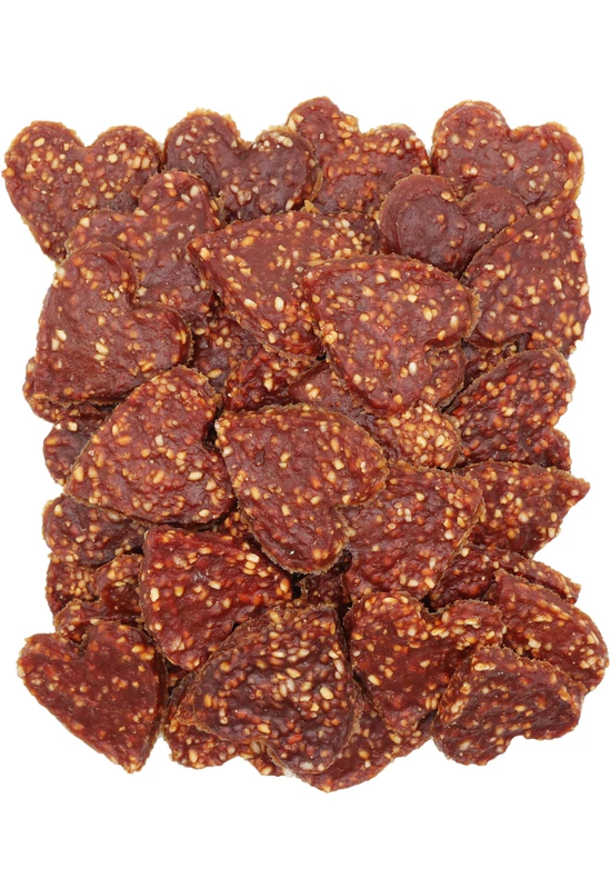 UniqPets Kutya Jutalomfalat CHEWY Kacsa Szív Rizzsel 500g