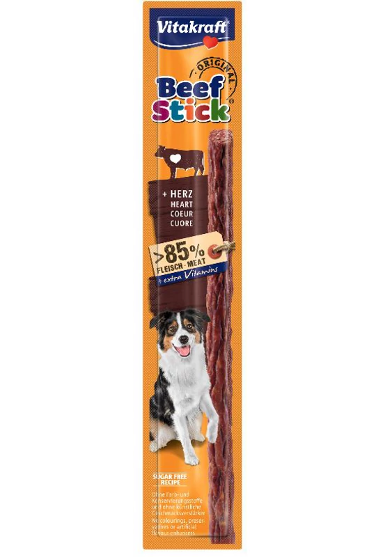 Vitakraft Beef Stick Szívvel 12g