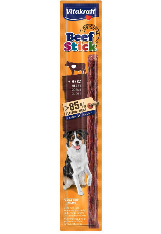 Vitakraft Beef Stick Szívvel 12g