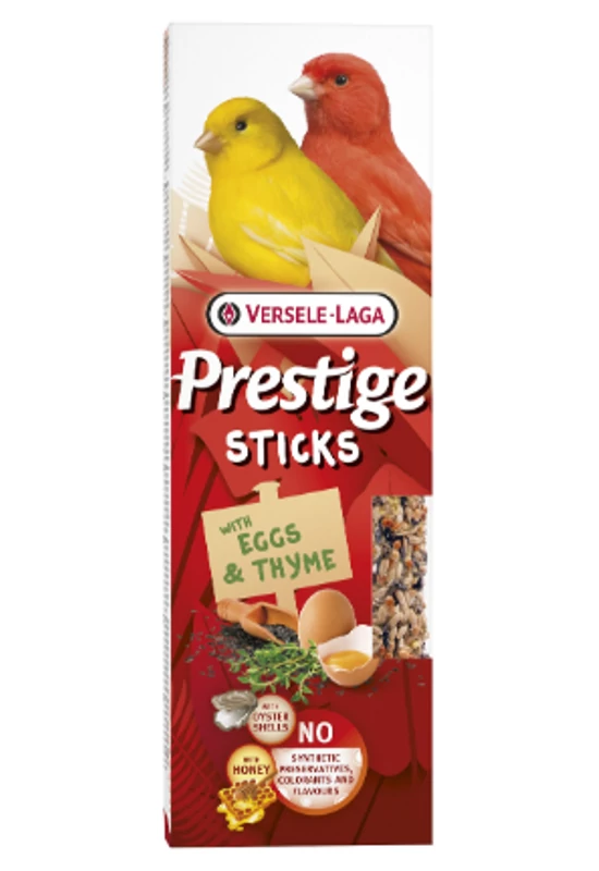 Prestige Sticks Canaries Eggs&Thyme - Duplarúd Kanári Tojás & Kakukkfű - 60g