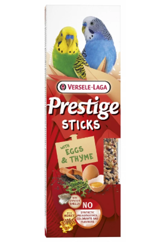 Prestige Sticks Budgies Eggs&Thyme - Duplarúd Hullámos Tojás és Kakukkfű - 60g