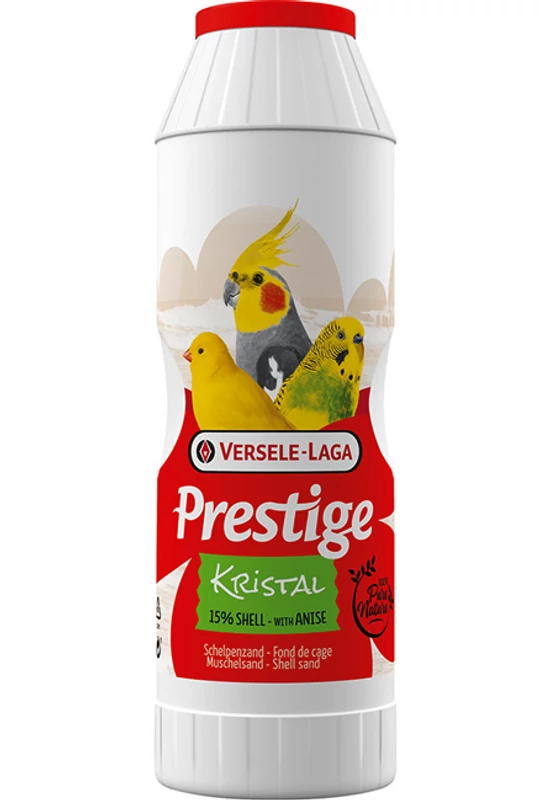 Prestige Kristal Shell Sand - White - Madárhomok Kagyló Őrleménnyel - 2kg