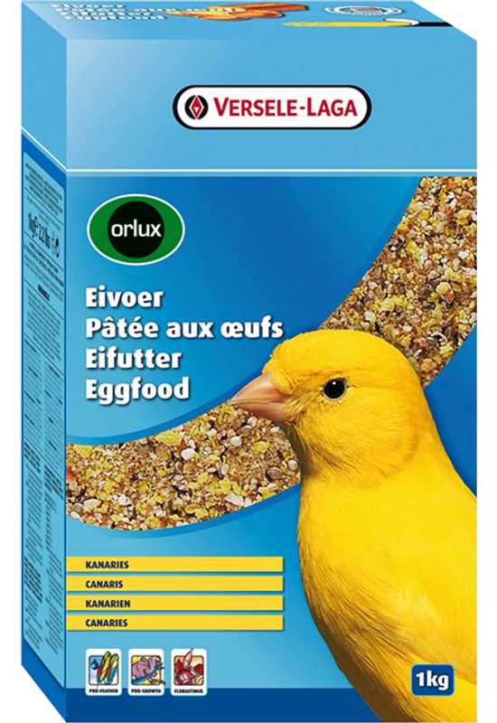 Orlux Eggfood Dry Canaries - Tojásos Lágyeleség Sárga Kanárinak - 1kg/dobozos