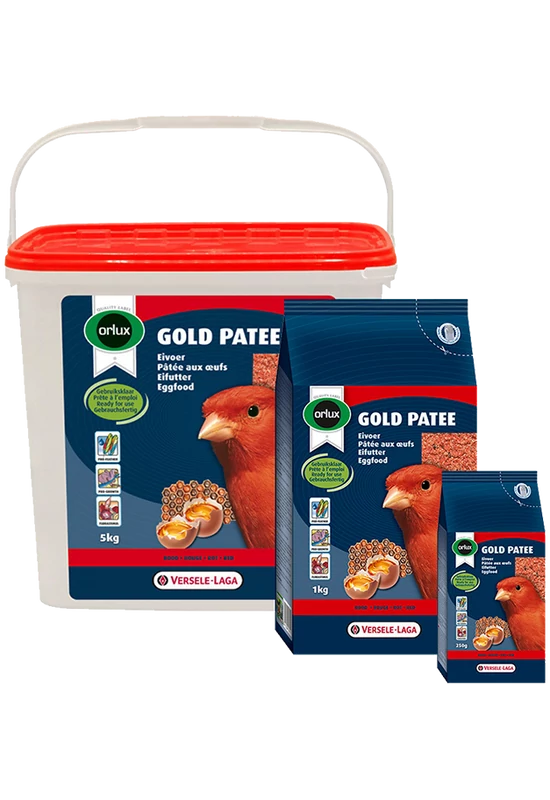 Orlux Gold Patee Canaries Red - Tojásos Lágyeleség Vörös Kanárinak - 1kg