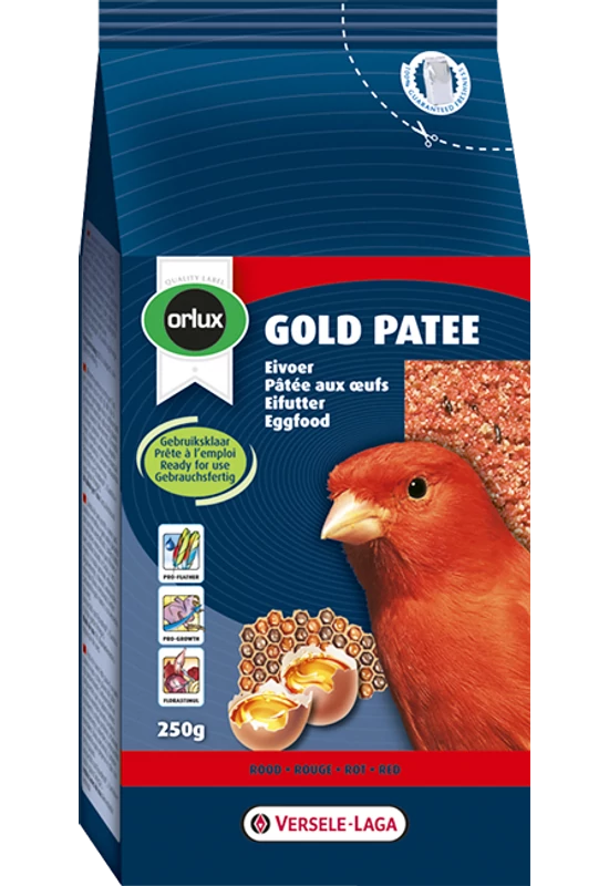 Orlux Gold Patee Canaries Red - Tojásos Lágyeleség Vörös Kanárinak - 250g