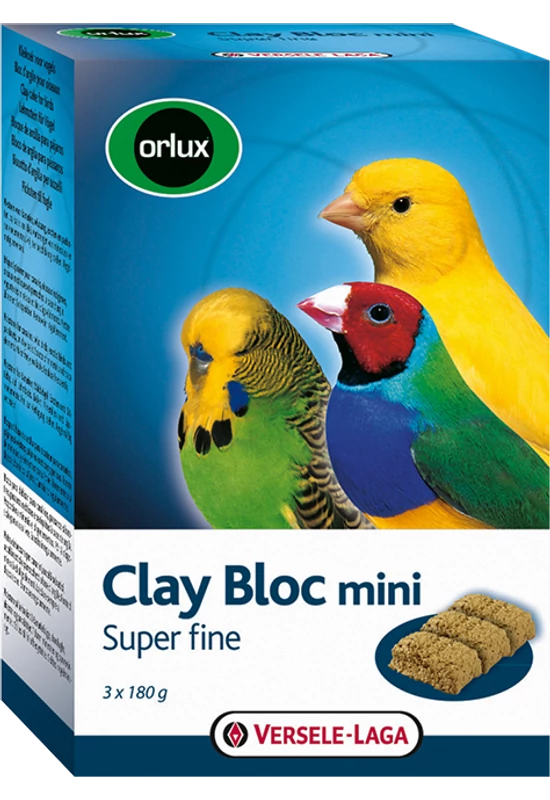 Orlux Clay Bloc Mini - Agyag Kő 3×180g
