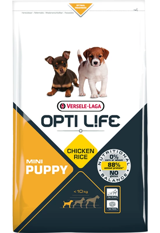 Opti Life Puppy Mini Chicken & Rice - Csirkés - 2,5kg
