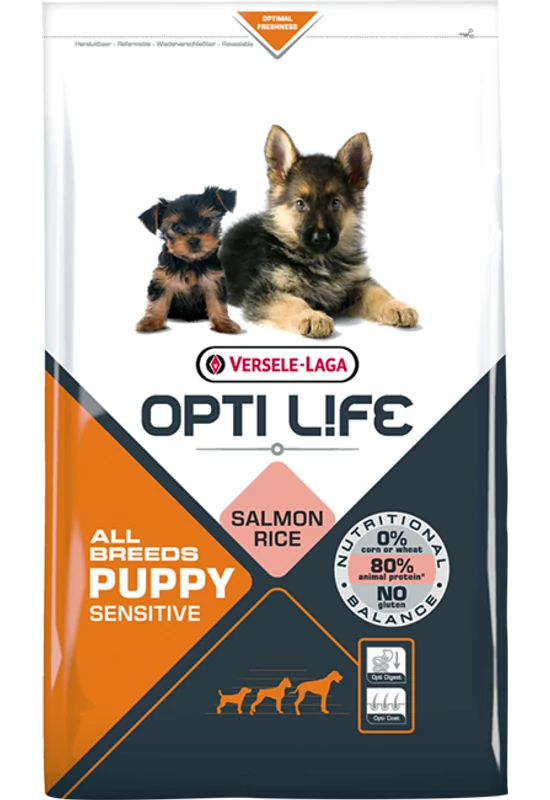Opti Life Puppy Sensitive All Breeds - Lazacos - 2,5kg