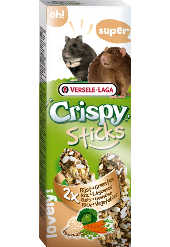 Crispy Sticks Hamsters-Rats Rice & Vegetables - Duplarúd Hörcsög, Patkány Zöldséges