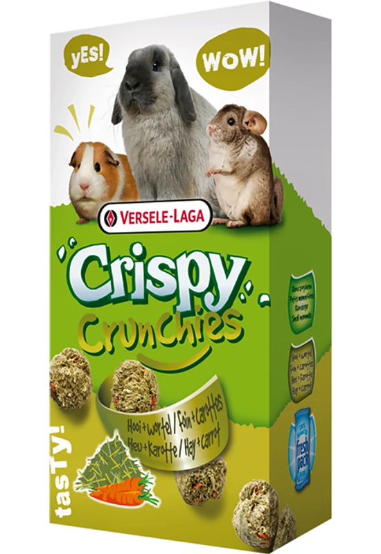 Crispy Crunchies Hay + Carrot - Ropogós Széna + Sárgarépa 75g