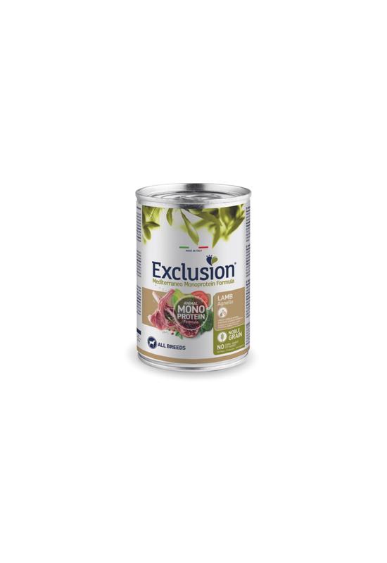 Exclusion Mediterraneo Monoprotein Konzerv - Adult Lamb - Bárány - 400g